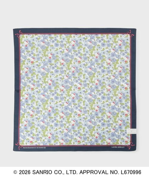 LAURA ASHLEY / ローラ アシュレイ ハンカチ | プリントハンカチ ハローキティ バラ | 詳細1