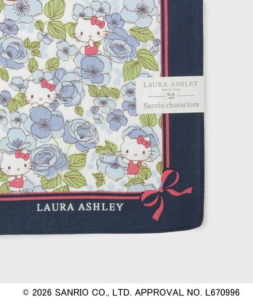 LAURA ASHLEY / ローラ アシュレイ ハンカチ | プリントハンカチ ハローキティ バラ | 詳細3