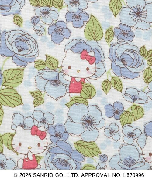 LAURA ASHLEY / ローラ アシュレイ ハンカチ | プリントハンカチ ハローキティ バラ | 詳細5