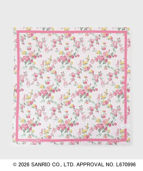 LAURA ASHLEY / ローラ アシュレイ ハンカチ | プリントハンカチ マイメロディ バラ（ピンク(171)）