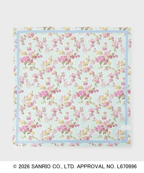 LAURA ASHLEY / ローラ アシュレイ ハンカチ | プリントハンカチ マイメロディ バラ（ブルー(191)）