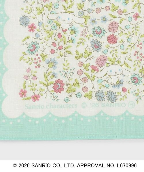 LAURA ASHLEY / ローラ アシュレイ ハンカチ | プリントハンカチ シナモロール 小花 | 詳細4