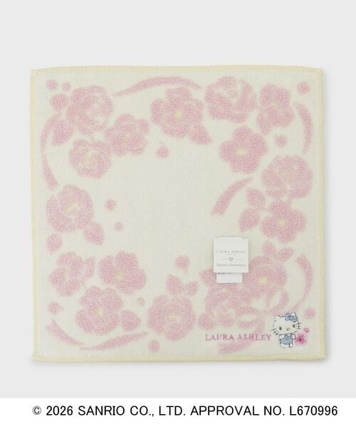 LAURA ASHLEY / ローラ アシュレイ ハンカチ | タオルハンカチ ハローキティ リボン（アイボリー(104)）