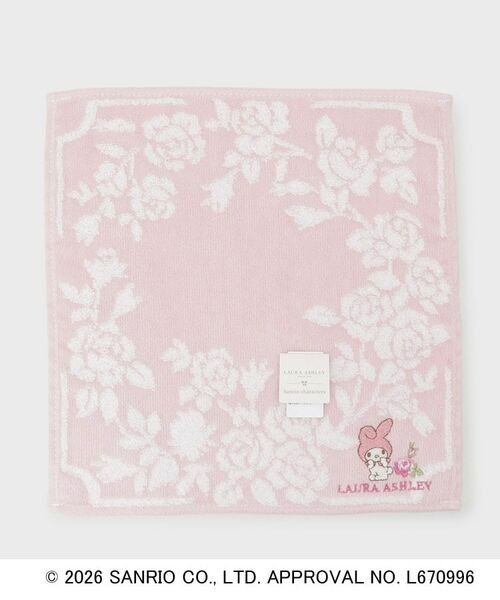 LAURA ASHLEY / ローラ アシュレイ ハンカチ | タオルハンカチ マイメロディ バラ（ライトピンク(170)）