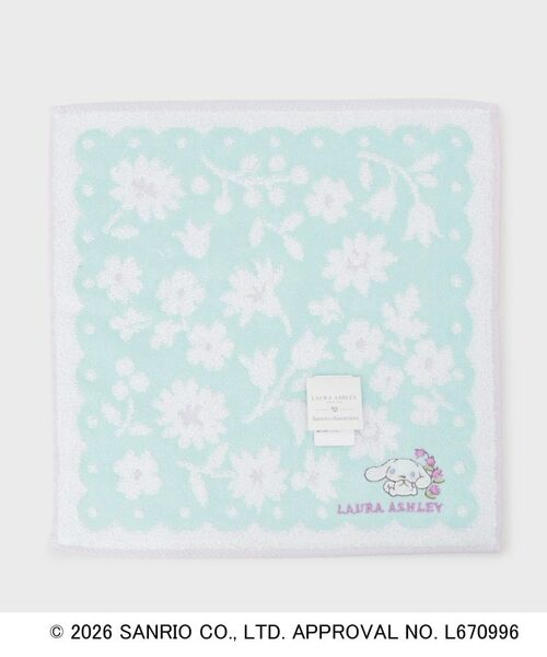 LAURA ASHLEY / ローラ アシュレイ ハンカチ | タオルハンカチ シナモロール 小花（ミントグリーン(121)）