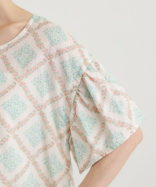 LAURA ASHLEY / ローラ アシュレイ ルームウェア | チェドウェル スカーヴズ柄 アムンゼン生地スリープウェア | 詳細17