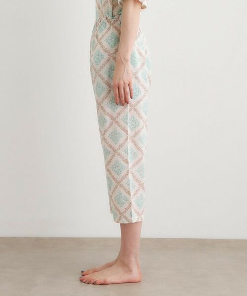 LAURA ASHLEY / ローラ アシュレイ ルームウェア | チェドウェル スカーヴズ柄 アムンゼン生地スリープウェア | 詳細21