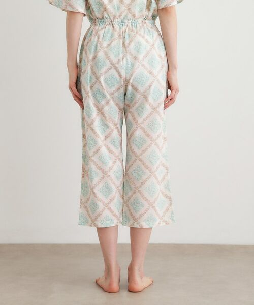 LAURA ASHLEY / ローラ アシュレイ ルームウェア | チェドウェル スカーヴズ柄 アムンゼン生地スリープウェア | 詳細22