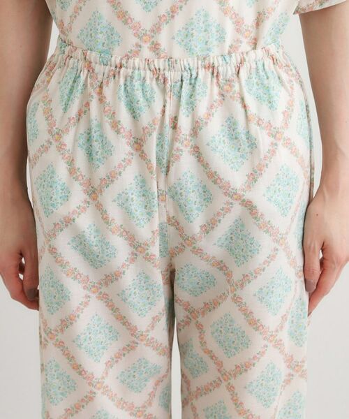 LAURA ASHLEY / ローラ アシュレイ ルームウェア | チェドウェル スカーヴズ柄 アムンゼン生地スリープウェア | 詳細23