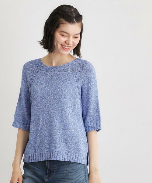 LAURA ASHLEY / ローラ アシュレイ カットソー | 【日本製】ギマブークレーヤーン プルオーバー | 詳細1