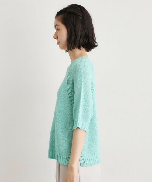 LAURA ASHLEY / ローラ アシュレイ カットソー | 【日本製】ギマブークレーヤーン プルオーバー | 詳細10