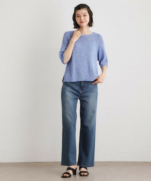 LAURA ASHLEY / ローラ アシュレイ カットソー | 【日本製】ギマブークレーヤーン プルオーバー | 詳細3