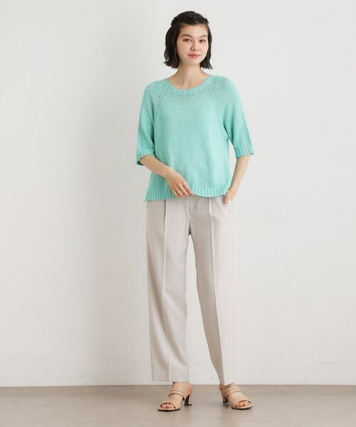 LAURA ASHLEY / ローラ アシュレイ カットソー | 【日本製】ギマブークレーヤーン プルオーバー | 詳細6