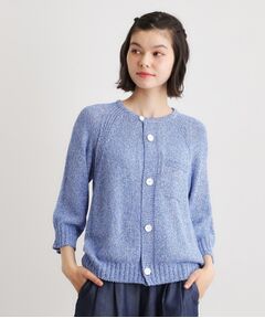 LAURA ASHLEY / ローラ アシュレイ カーディガン・ボレロ | 【日本製】ギマブークレーヤーン カーディガン