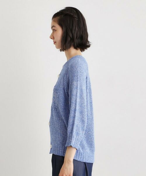 LAURA ASHLEY / ローラ アシュレイ カーディガン・ボレロ | 【日本製】ギマブークレーヤーン カーディガン | 詳細10