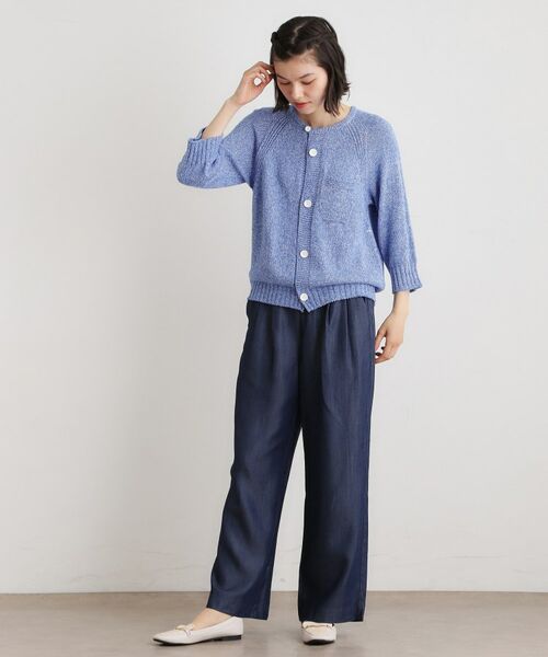 LAURA ASHLEY / ローラ アシュレイ カーディガン・ボレロ | 【日本製】ギマブークレーヤーン カーディガン | 詳細2