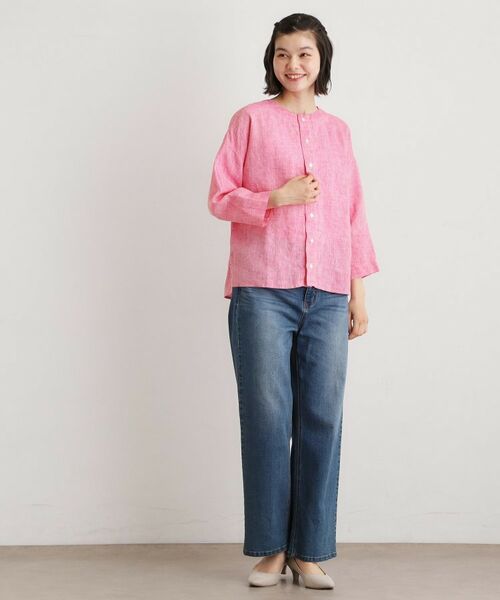 LAURA ASHLEY / ローラ アシュレイ シャツ・ブラウス | 【日本製】フレンチリネン カーディガン | 詳細10