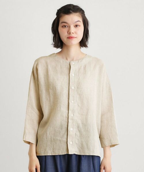 LAURA ASHLEY / ローラ アシュレイ シャツ・ブラウス | 【日本製】フレンチリネン カーディガン | 詳細13