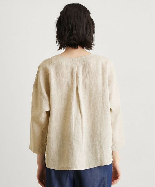 LAURA ASHLEY / ローラ アシュレイ シャツ・ブラウス | 【日本製】フレンチリネン カーディガン | 詳細15