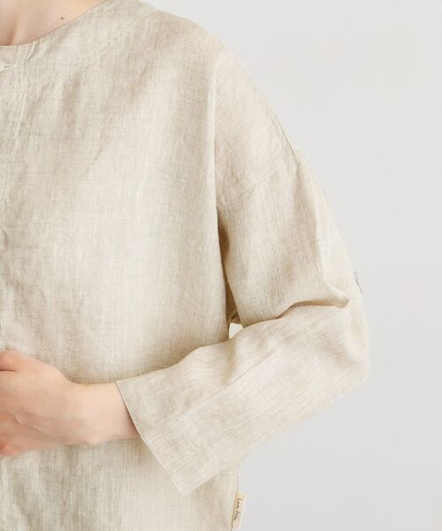 LAURA ASHLEY / ローラ アシュレイ シャツ・ブラウス | 【日本製】フレンチリネン カーディガン | 詳細17