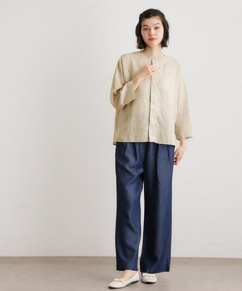 LAURA ASHLEY / ローラ アシュレイ シャツ・ブラウス | 【日本製】フレンチリネン カーディガン | 詳細2