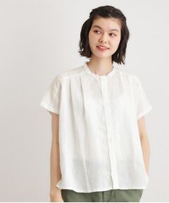 LAURA ASHLEY / ローラ アシュレイ シャツ・ブラウス | 【日本製】フレンチリネン ブラウス