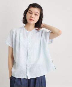 LAURA ASHLEY / ローラ アシュレイ シャツ・ブラウス | 【日本製】フレンチリネン ブラウス