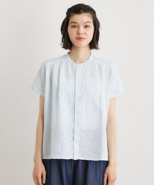 LAURA ASHLEY / ローラ アシュレイ シャツ・ブラウス | 【日本製】フレンチリネン ブラウス | 詳細13