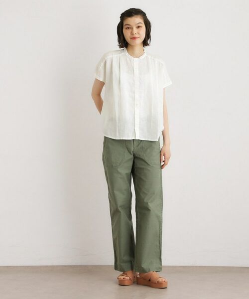 LAURA ASHLEY / ローラ アシュレイ シャツ・ブラウス | 【日本製】フレンチリネン ブラウス | 詳細3