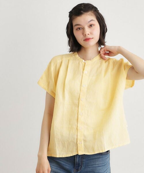 LAURA ASHLEY / ローラ アシュレイ シャツ・ブラウス | 【日本製】フレンチリネン ブラウス | 詳細5