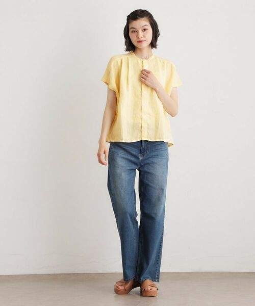 LAURA ASHLEY / ローラ アシュレイ シャツ・ブラウス | 【日本製】フレンチリネン ブラウス | 詳細7