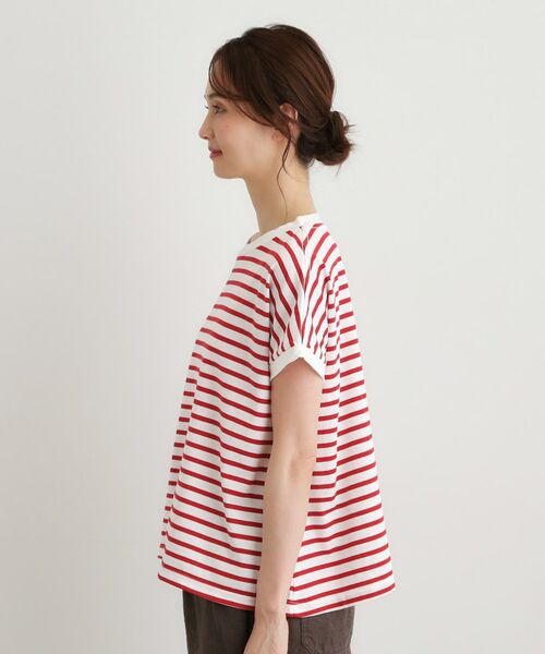 LAURA ASHLEY / ローラ アシュレイ Tシャツ | 【日本製】コットン天竺ボーダーTシャツ | 詳細14