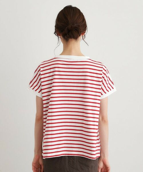 LAURA ASHLEY / ローラ アシュレイ Tシャツ | 【日本製】コットン天竺ボーダーTシャツ | 詳細15