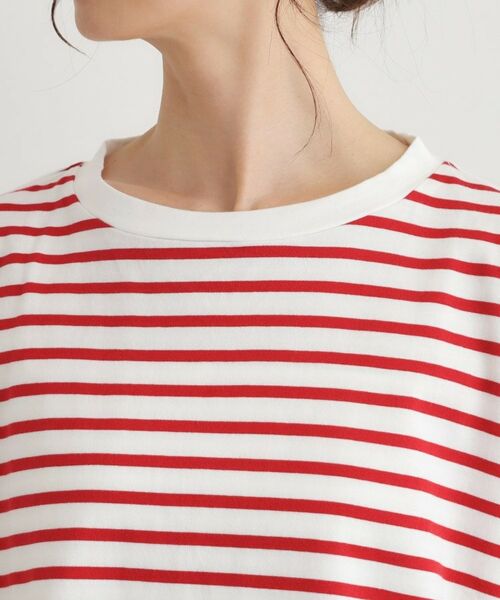 LAURA ASHLEY / ローラ アシュレイ Tシャツ | 【日本製】コットン天竺ボーダーTシャツ | 詳細16