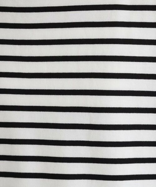 LAURA ASHLEY / ローラ アシュレイ Tシャツ | 【日本製】コットン天竺ボーダーTシャツ | 詳細4