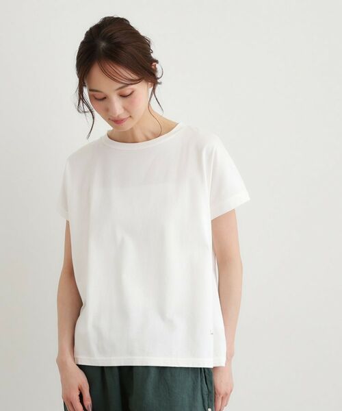 LAURA ASHLEY / ローラ アシュレイ Tシャツ | 【日本製】コットン天竺Tシャツ | 詳細1