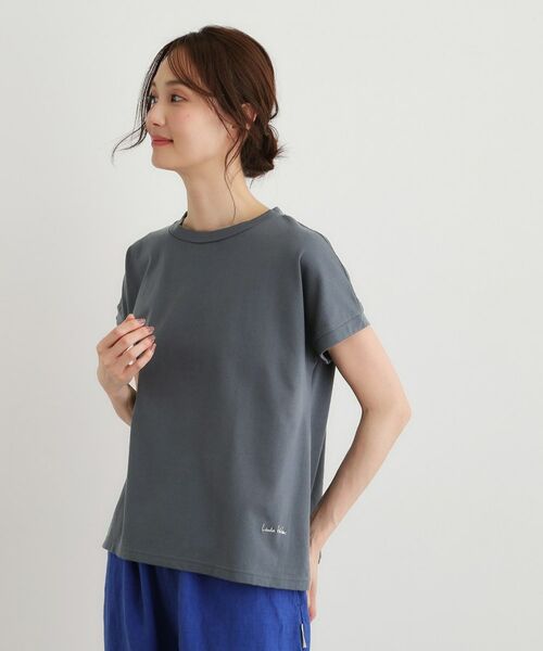 LAURA ASHLEY / ローラ アシュレイ Tシャツ | 【日本製】コットン天竺Tシャツ | 詳細5