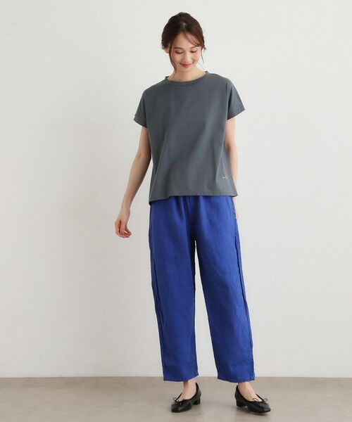 LAURA ASHLEY / ローラ アシュレイ Tシャツ | 【日本製】コットン天竺Tシャツ | 詳細6