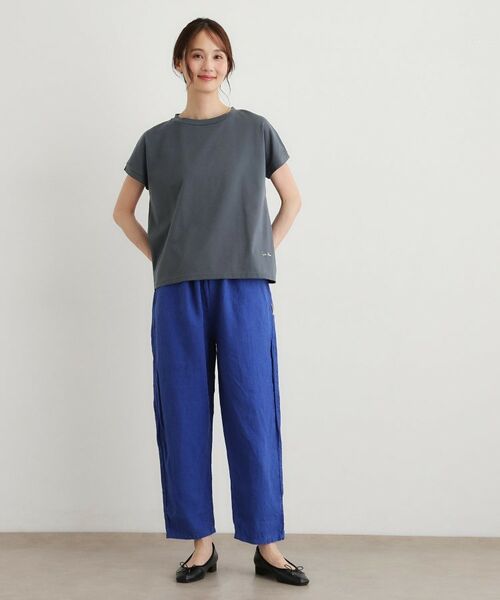 LAURA ASHLEY / ローラ アシュレイ Tシャツ | 【日本製】コットン天竺Tシャツ | 詳細7