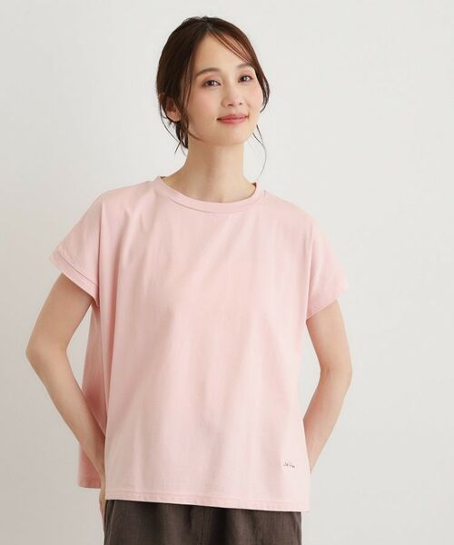 LAURA ASHLEY / ローラ アシュレイ Tシャツ | 【日本製】コットン天竺Tシャツ | 詳細9