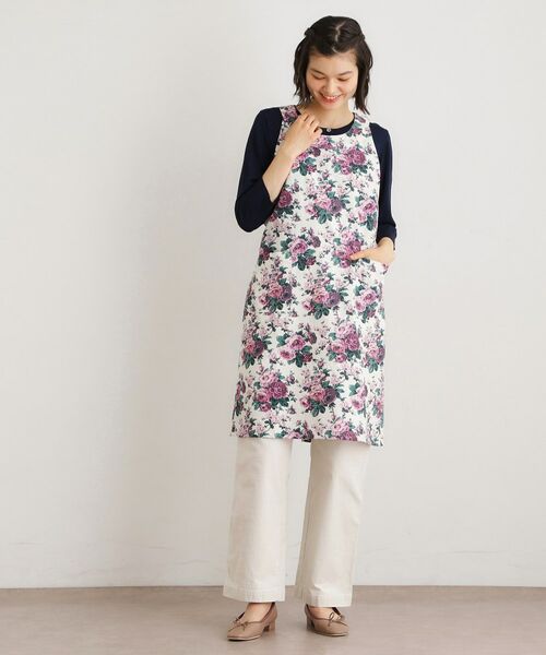 LAURA ASHLEY / ローラ アシュレイ インテリア・生活雑貨・ホビー・ステーショナリー | エレンボロー ローズ柄 エプロン | 詳細2