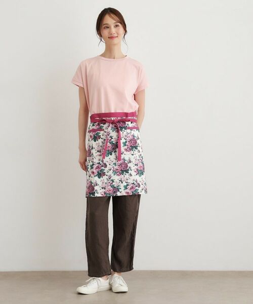 LAURA ASHLEY / ローラ アシュレイ インテリア・生活雑貨・ホビー・ステーショナリー | エレンボロー ローズ柄 カフェエプロン | 詳細2