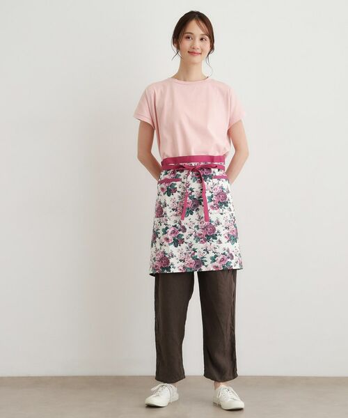 LAURA ASHLEY / ローラ アシュレイ インテリア・生活雑貨・ホビー・ステーショナリー | エレンボロー ローズ柄 カフェエプロン | 詳細3