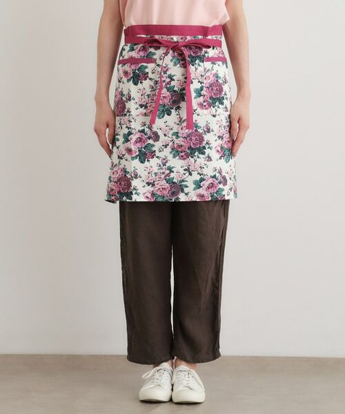 LAURA ASHLEY / ローラ アシュレイ インテリア・生活雑貨・ホビー・ステーショナリー | エレンボロー ローズ柄 カフェエプロン | 詳細5