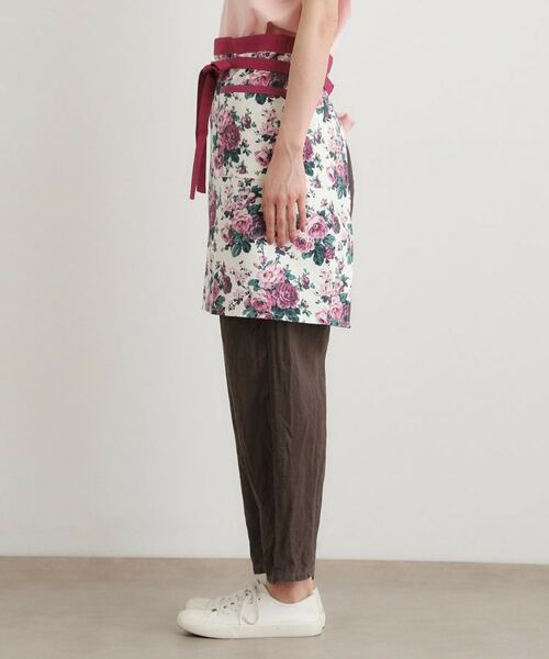LAURA ASHLEY / ローラ アシュレイ インテリア・生活雑貨・ホビー・ステーショナリー | エレンボロー ローズ柄 カフェエプロン | 詳細6