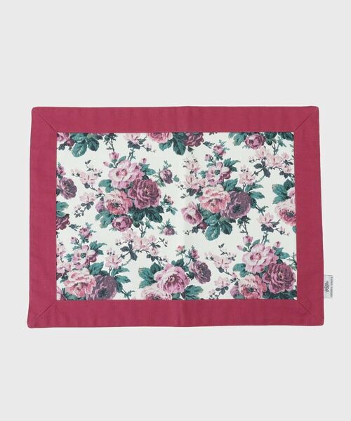 LAURA ASHLEY / ローラ アシュレイ インテリア・生活雑貨・ホビー・ステーショナリー | エレンボロー ローズ柄 プレースマット（ボルドー(164)）
