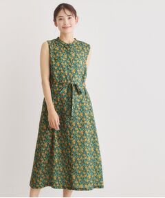 LAURA ASHLEY / ローラ アシュレイ ロング・マキシ丈ワンピース | 【2WAY／防シワ】デラ オレンジズ柄 ワンピース