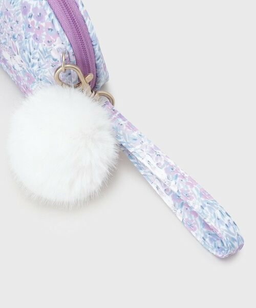 LAURA ASHLEY / ローラ アシュレイ ポーチ | 【簡易保冷】ラックリー メドウ柄 ミニ ポーチ | 詳細5