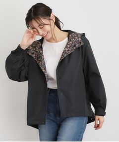 LAURA ASHLEY / ローラ アシュレイ その他アウター | ペニーウェル グローヴ柄 ショート レインコート