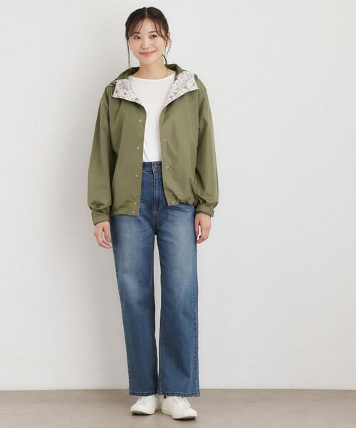 LAURA ASHLEY / ローラ アシュレイ その他アウター | ペニーウェル グローヴ柄 ショート レインコート | 詳細2